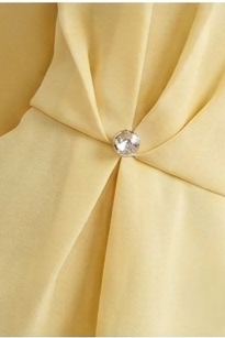 Bluză galbenă cu mâneci accesorizate [3]