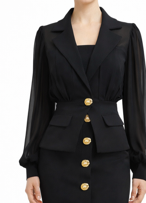 Rochie de ocazie midi din doua piese [3]