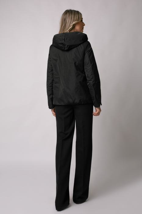 Geacă Madzerini Lera primăvară-toamna cu două fețe bej-negru [11]