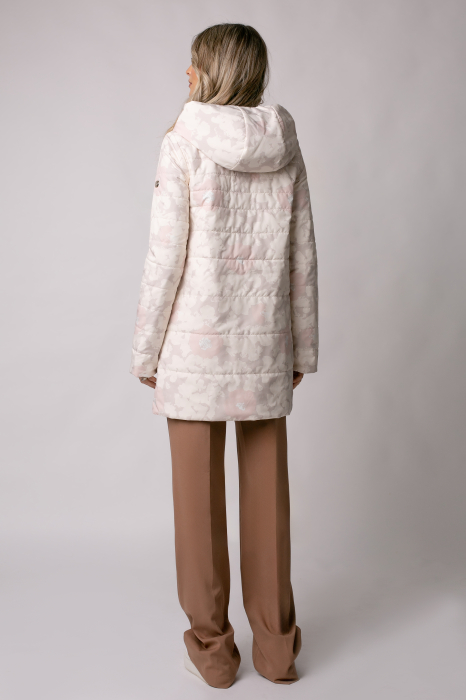 Geaca Madzerini Olga bej de primavară-toamnă cu doua fețe [10]