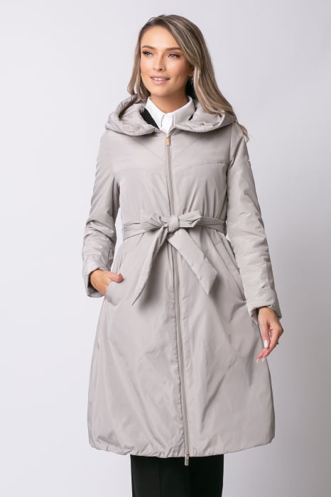 Geacă Rada Madzerini primăvară-toamnă bej cu glugă [1]