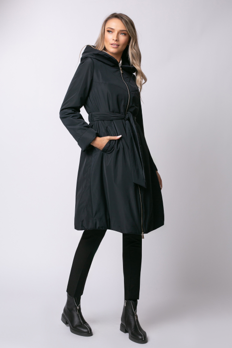 Geacă Rada Madzerini primăvară-toamnă bleumarin cu glugă [3]