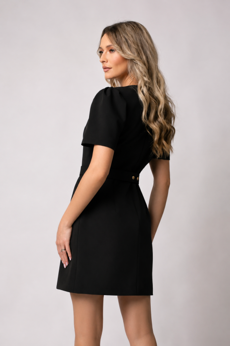Rochie elegantă scurtă neagră [4]