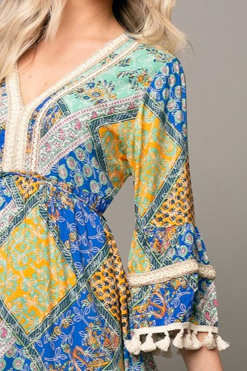Rochie Malini Boho style accesorizată cu franjuri [4]