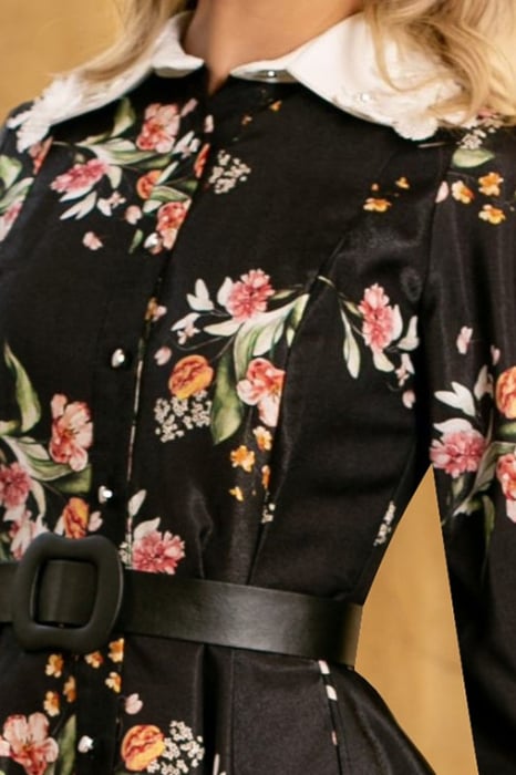 Rochie Miranda de ocazie cu imprimeu floral [5]