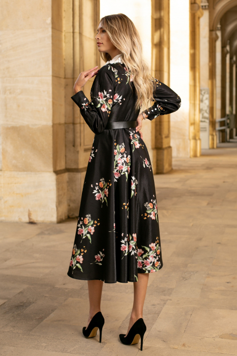 Rochie Miranda de ocazie cu imprimeu floral [4]