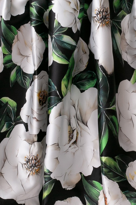 Rochie Rita neagră elegantă din tafta [6]