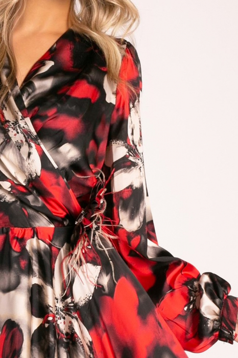 Rochie Runa de ocazie din satin [4]