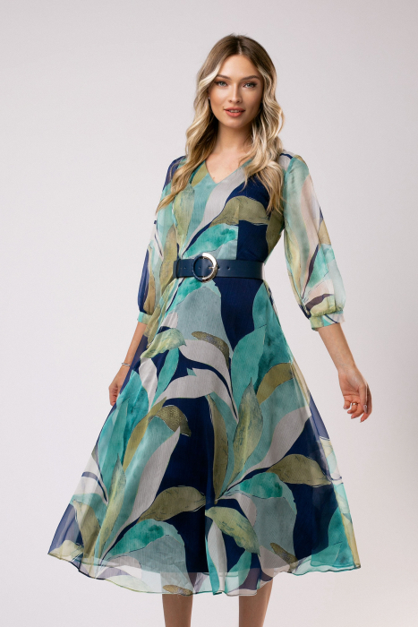Rochie Simina accesorizată cu o curea în talie [5]