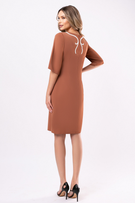 Rochie Viada elegantă mărime mare camel [6]