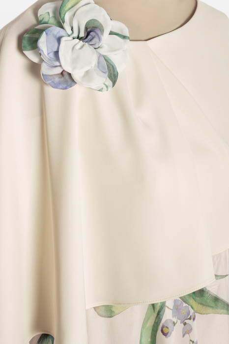 Rochie Viada elegantă ivoire cu imprimeu floral [3]