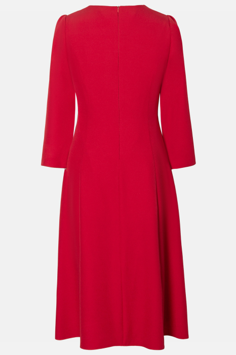 Rochie Viada roșie accesorizată cu perluțe [4]