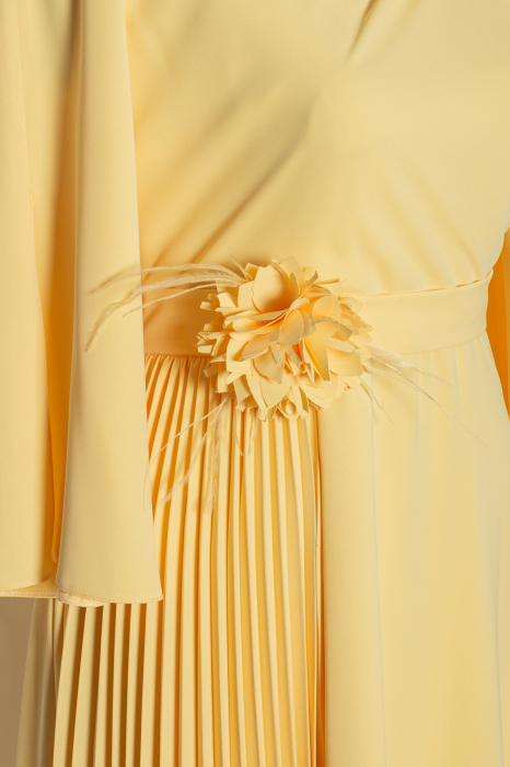 Rochie Viada galbenă cu pliuri [3]