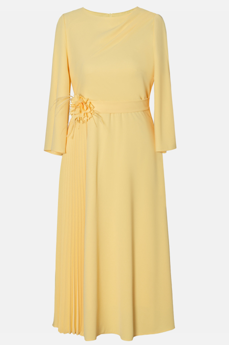 Rochie Viada galbenă cu pliuri [2]