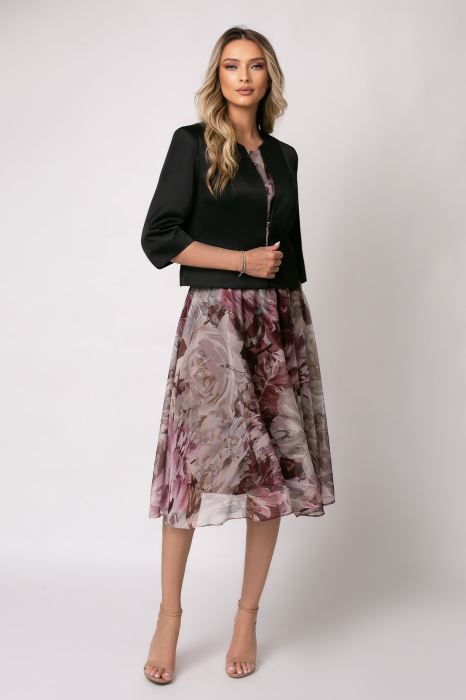 Sacou negru scurt tip bolero [6]