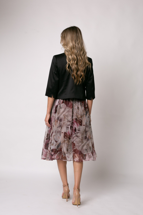 Sacou negru scurt tip bolero [2]