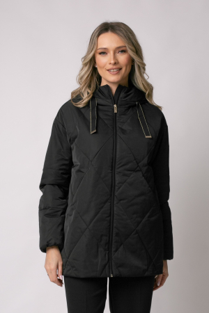 Geacă Madzerini Aria primăvară-toamnă neagră cu glugă [4]