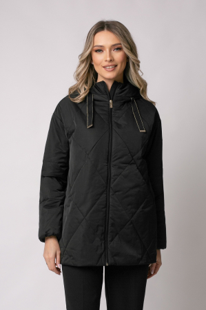 Geacă Madzerini Aria primăvară-toamnă neagră cu glugă [4]