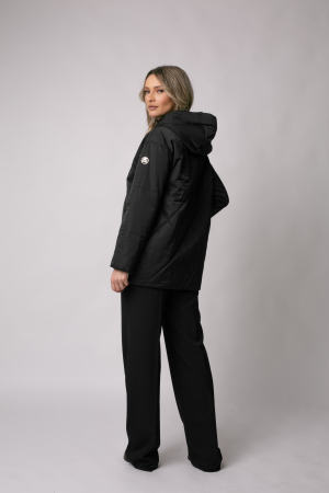 Geacă Madzerini Aria primăvară-toamnă neagră cu glugă [2]