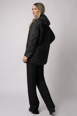 Geacă Madzerini HELLA primăvară-toamnă neagră cu glugă [2]