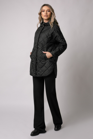 Geacă Madzerini HELLA primăvară-toamnă neagră cu glugă [3]