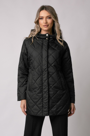 Geacă Madzerini HELLA primăvară-toamnă neagră cu glugă [4]