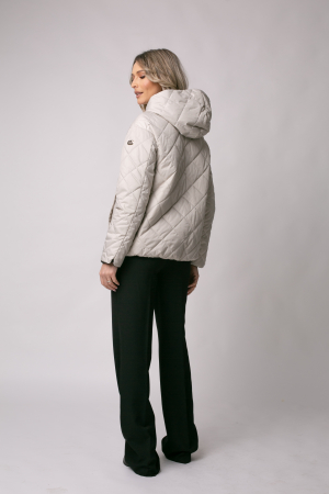 Geacă Madzerini Lera primăvară-toamna cu două fețe bej-negru [6]