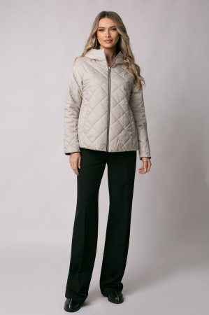 Geacă Madzerini Lera primăvară-toamna cu două fețe bej-negru [4]