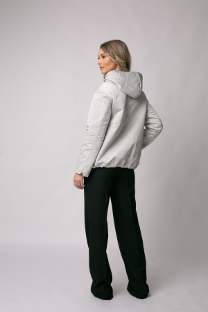 Geacă Madzerini Leria primăvară-toamna cu două fețe galben-gri [3]