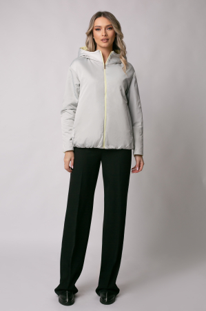 Geacă Madzerini Leria primăvară-toamna cu două fețe galben-gri [6]