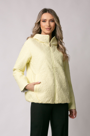 COLECȚIE NOUĂ - Geacă Madzerini Leria primăvară-toamna cu două fețe galben-gri