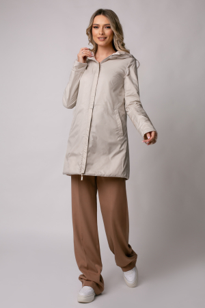 Geaca Madzerini Olga bej de primavară-toamnă cu doua fețe [1]