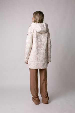 Geaca Madzerini Olga bej de primavară-toamnă cu doua fețe [6]