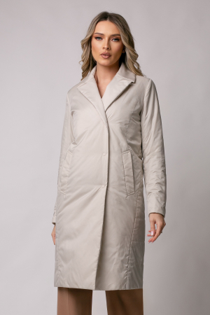 Geaca Madzerini Viki elegantă bej de primăvară-toamnă [4]