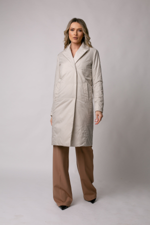 Geaca Madzerini Viki elegantă bej de primăvară-toamnă [4]