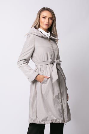 Geacă Rada Madzerini primăvară-toamnă bej cu glugă [2]