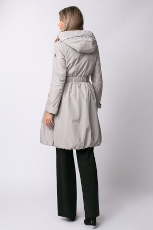 Geacă Rada Madzerini primăvară-toamnă bej cu glugă [7]