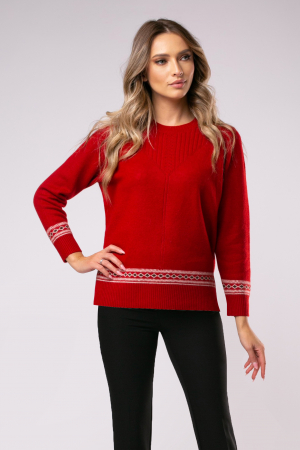 TOATE PRODUSELE - Pulover Deli roșu din lâna