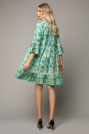 Rochie Alma Boho style cu decolteu în V [6]