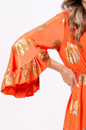 Rochie Anais Boho style lungă din mătase [3]