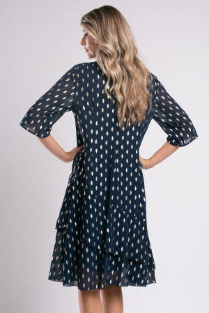 Rochie bleumarin de ocazie marime mare- Copie [4]