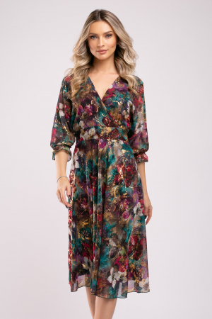 ROCHII DE OCAZIE - Rochie Dorota elegantă cu imprimeu floral