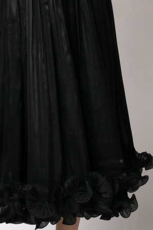 Rochie elegantă de ocazie cu volane și corset [4]