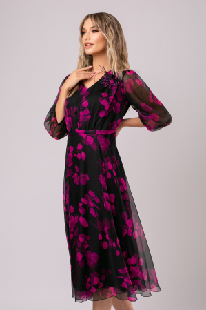 Rochie Viada elegantă accesorizată cu o flore 3D [4]