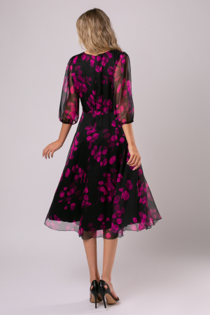 Rochie Viada elegantă accesorizată cu o flore 3D [5]