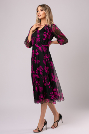 Rochie Viada elegantă accesorizată cu o flore 3D [1]