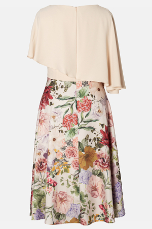 Rochie Viada elegantă bej cu imprimeu floral [3]