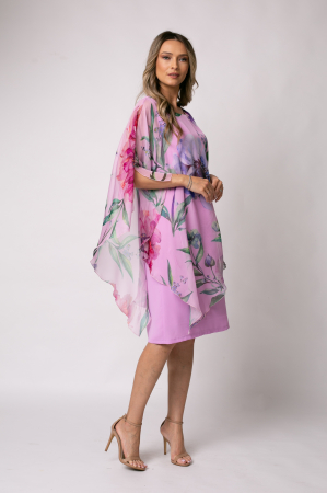 Rochie Viada elegantă lila cu imprimeu floral [3]