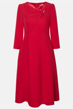 Rochie Viada roșie accesorizată cu perluțe [1]