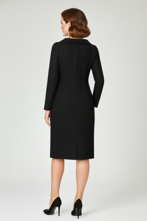 Rochie Viada neagră accesorizată pe bust [2]